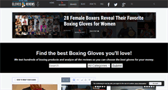 Desktop Screenshot of boxingglovesreviews.com